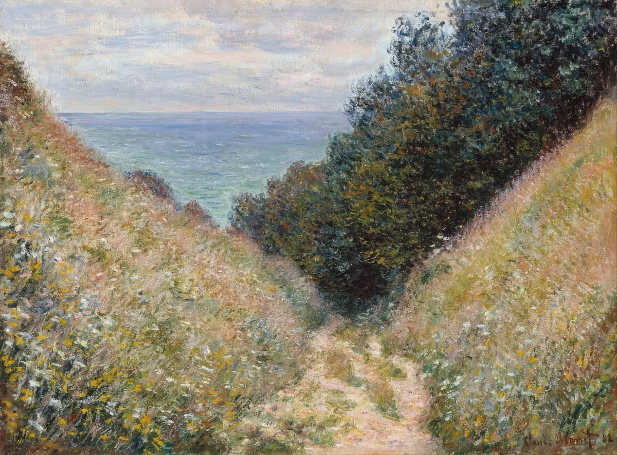 Further Down the Path | Claude Monet | Ave Legato Art Prints