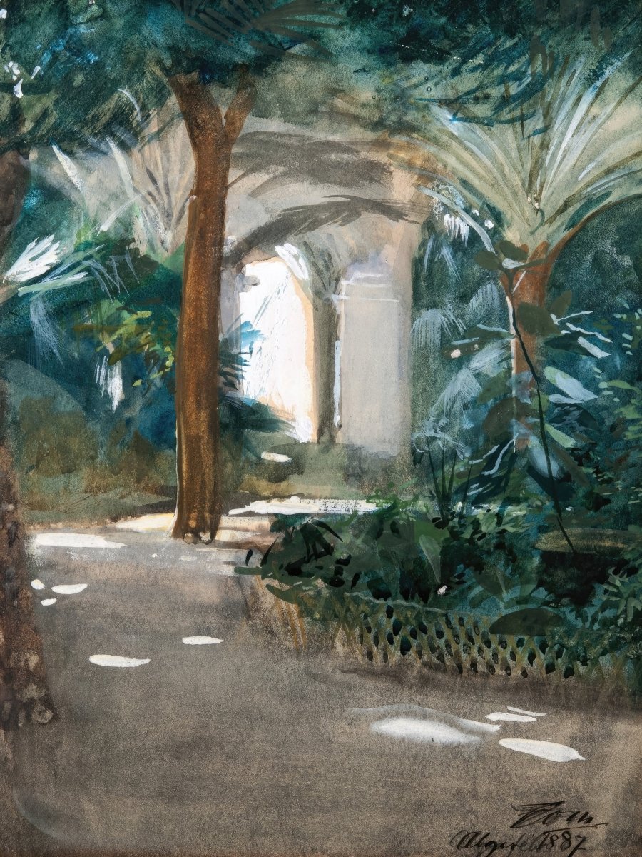 Garden in Algiers | Anders Zorn | Ave Legato Art Prints