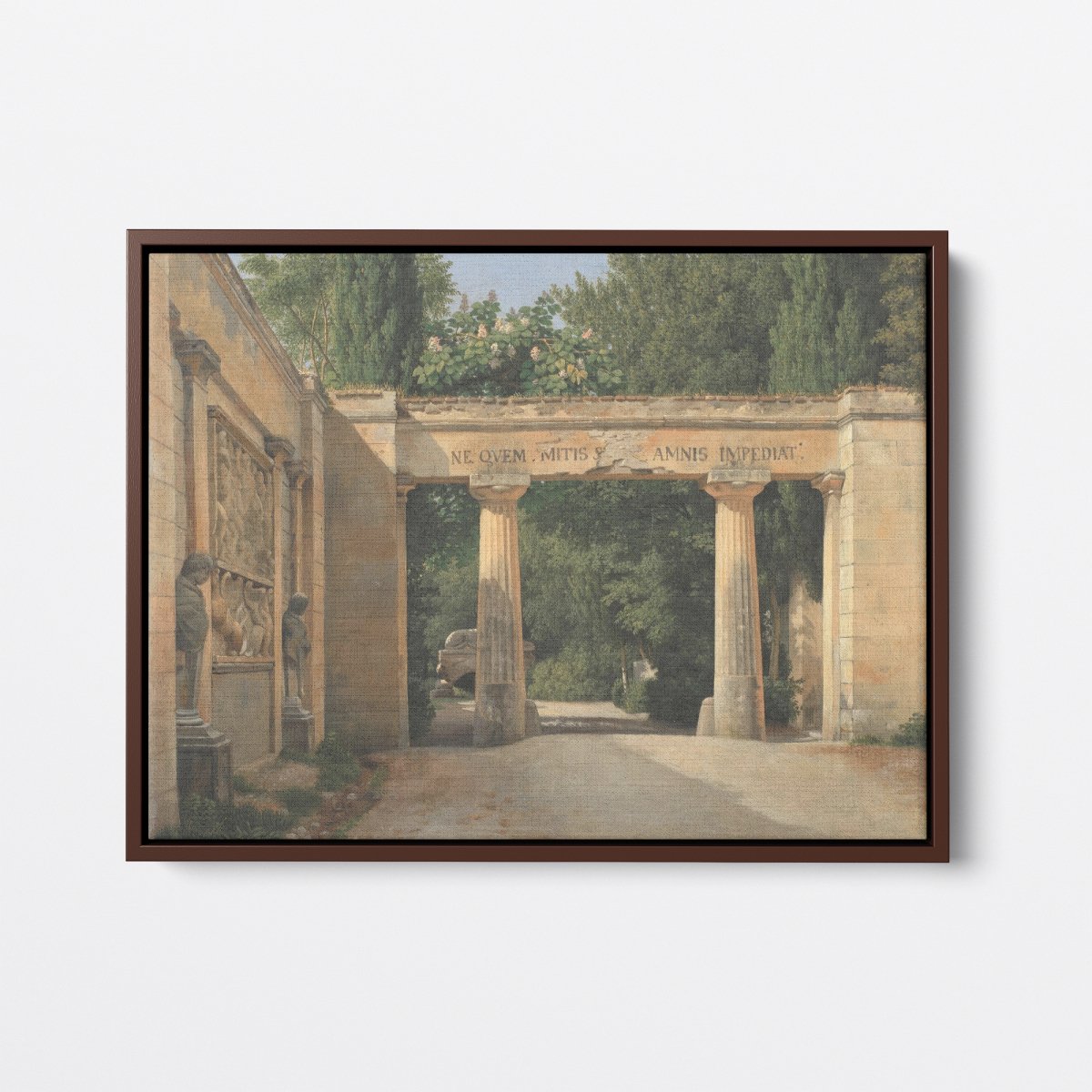 Garden of the Villa Borghese | Christoffer Eckersberg | Ave Legato Art Prints