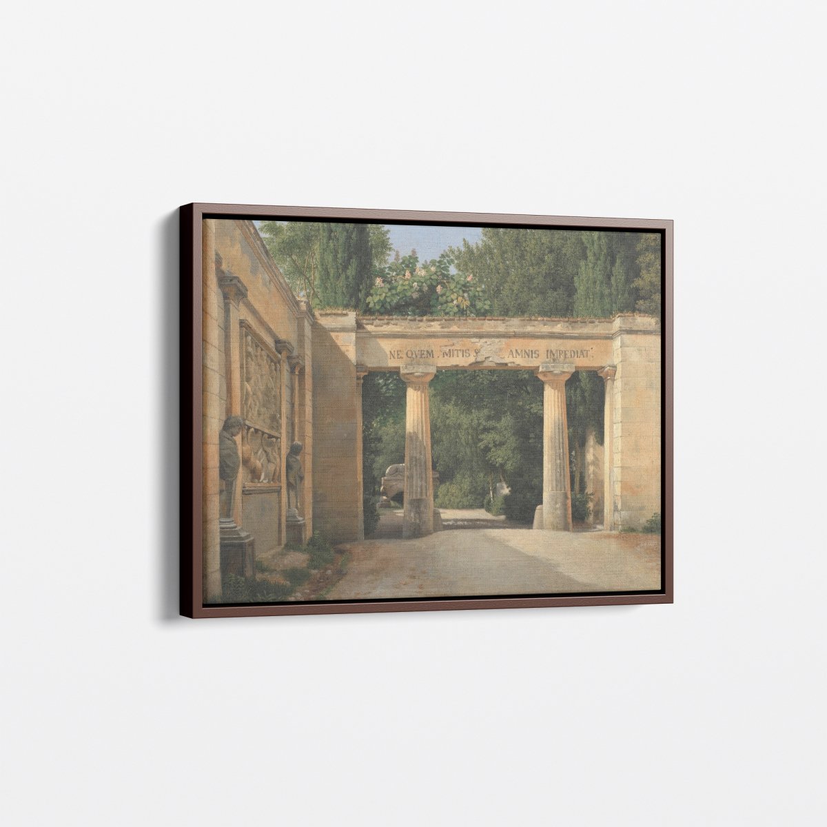 Garden of the Villa Borghese | Christoffer Eckersberg | Ave Legato Art Prints