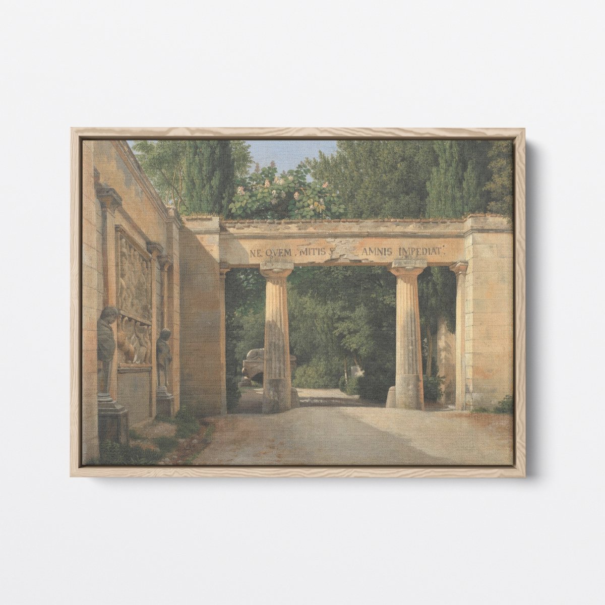 Garden of the Villa Borghese | Christoffer Eckersberg | Ave Legato Art Prints