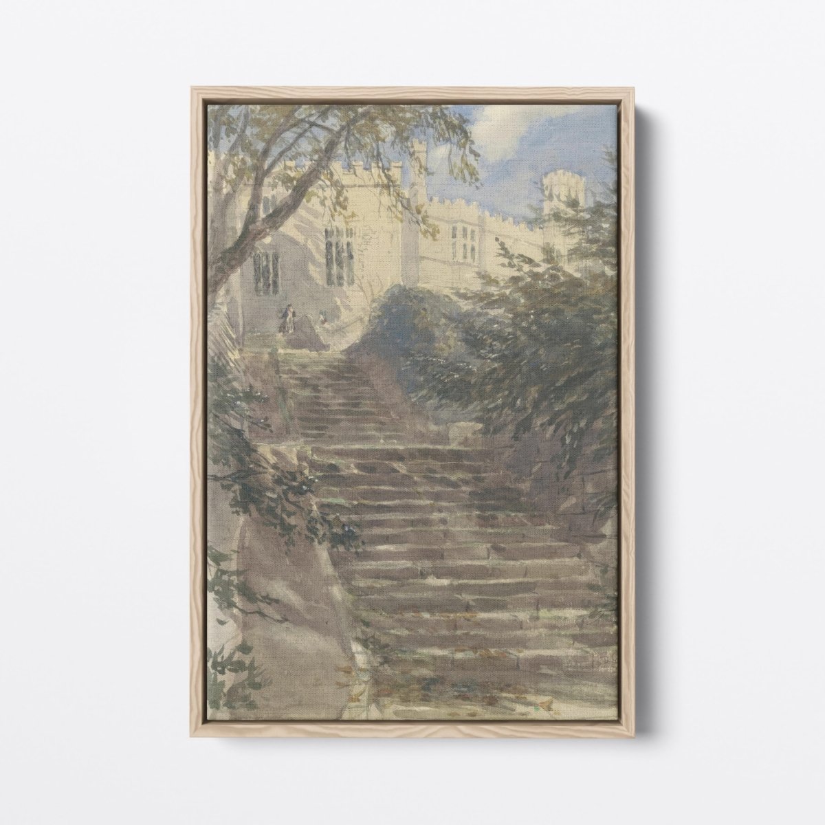 Garden Stairs at Haddon Hall | David Cox | Ave Legato Art Prints