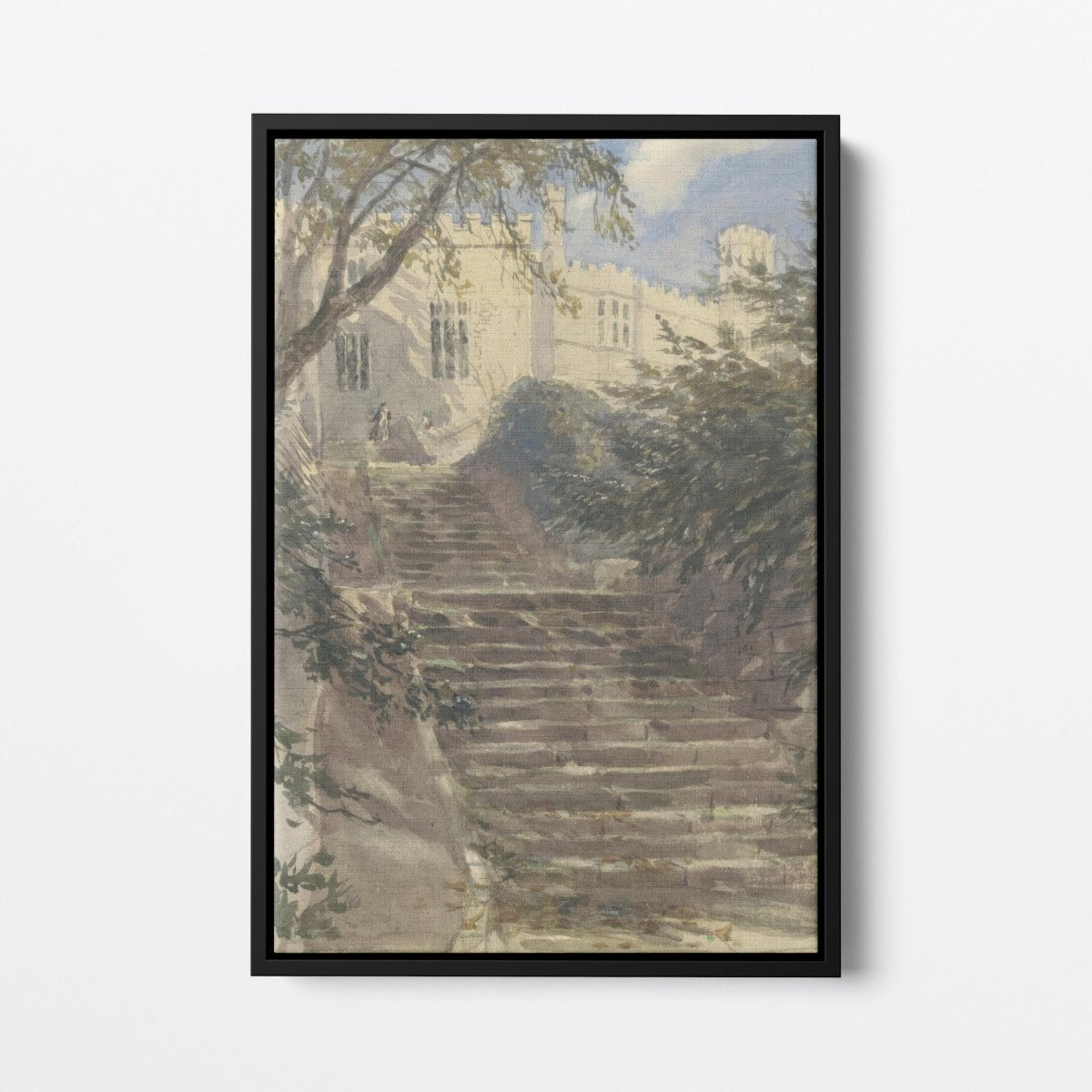 Garden Stairs at Haddon Hall | David Cox | Ave Legato Art Prints