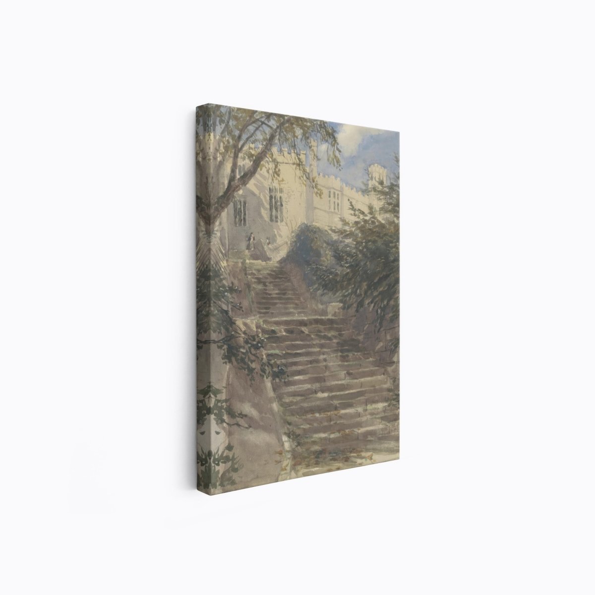 Garden Stairs at Haddon Hall | David Cox | Ave Legato Art Prints