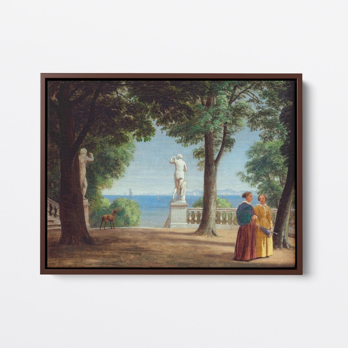 Garden Terrace with Statues | P.C. Skovgaard | Ave Legato Art Prints