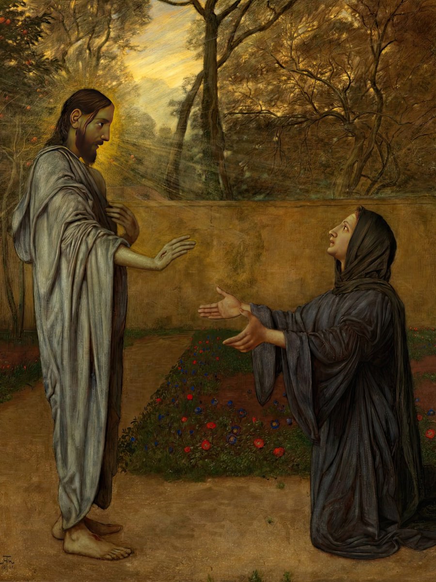 Gardener Appearing to Saint Mary Magdalene | Hans Thoma | Ave Legato Art Prints