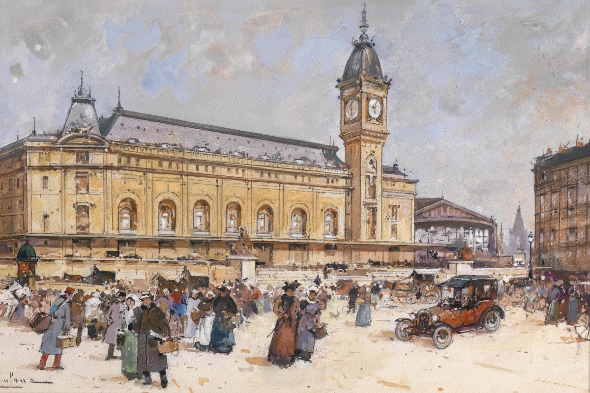 Gare de Lyon | Eugene Galien - Laloue | Ave Legato Art Prints