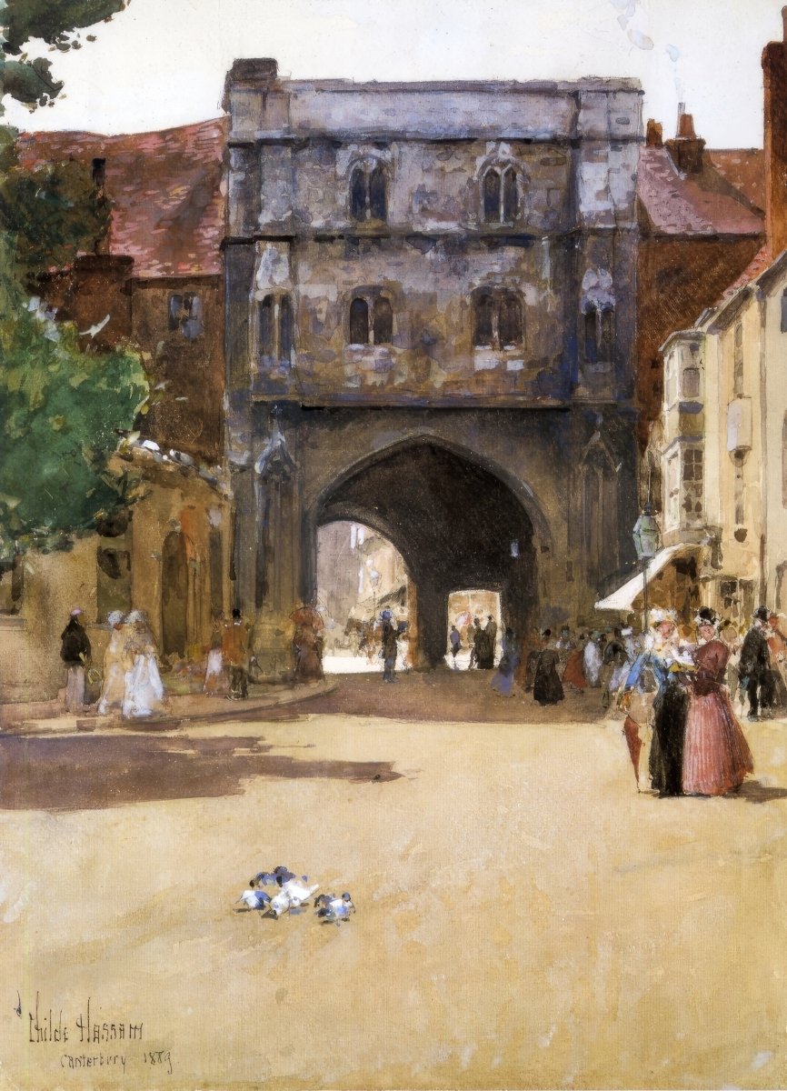 Gateway at Canterbury | Childe Hassam | Ave Legato Art Prints