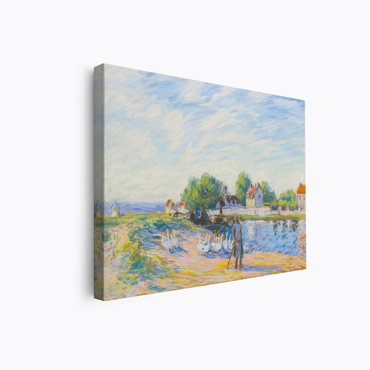 Geese at Saint - Mammès | Alfred Sisley | Ave Legato Art Prints