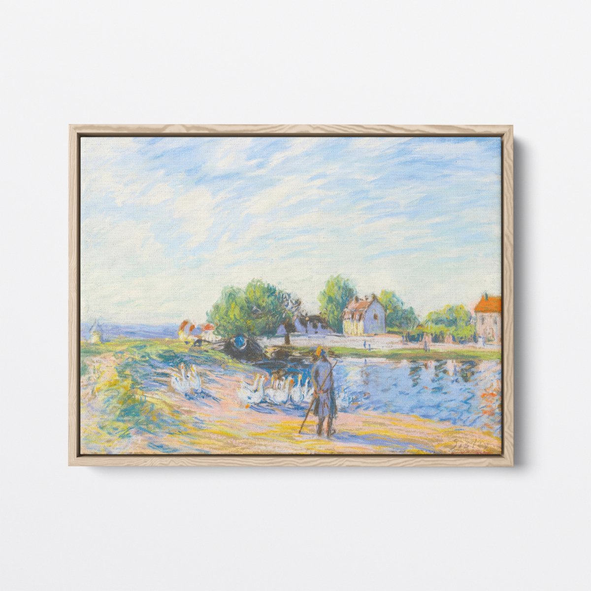 Geese at Saint - Mammès | Alfred Sisley | Ave Legato Art Prints