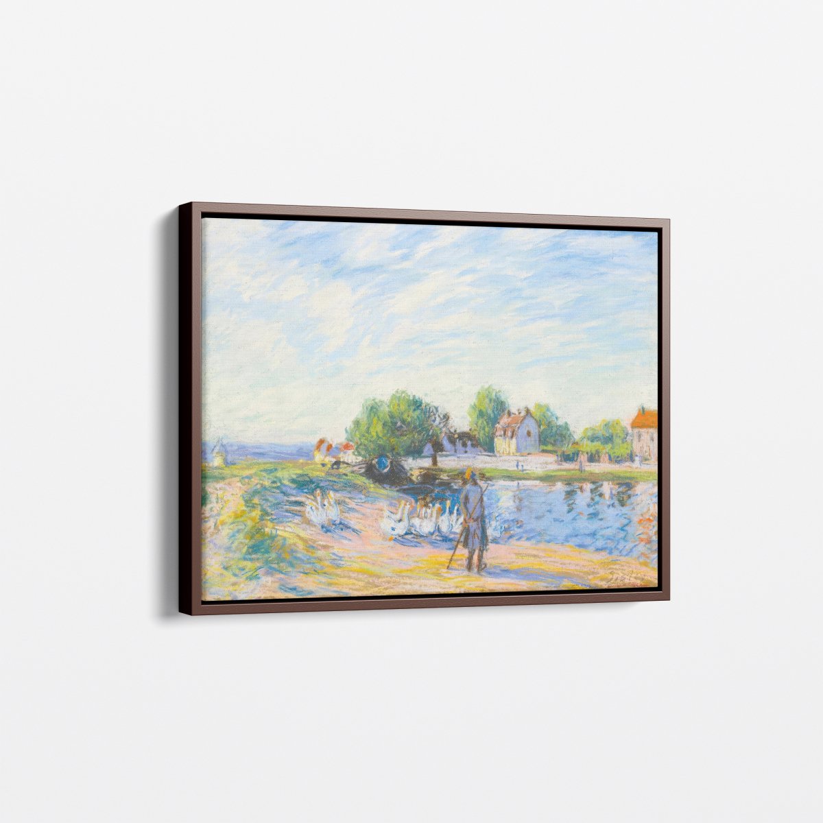 Geese at Saint - Mammès | Alfred Sisley | Ave Legato Art Prints