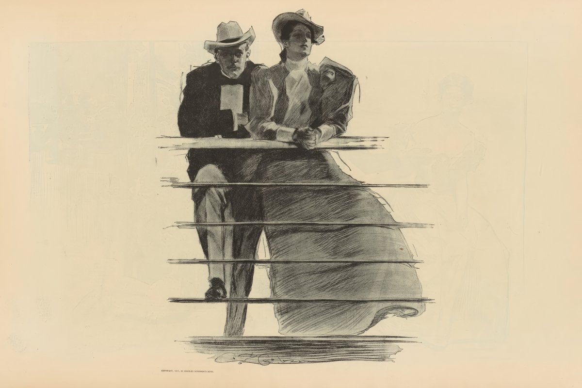 Gibson Couple | Charles Dana Gibson | Ave Legato Art Prints