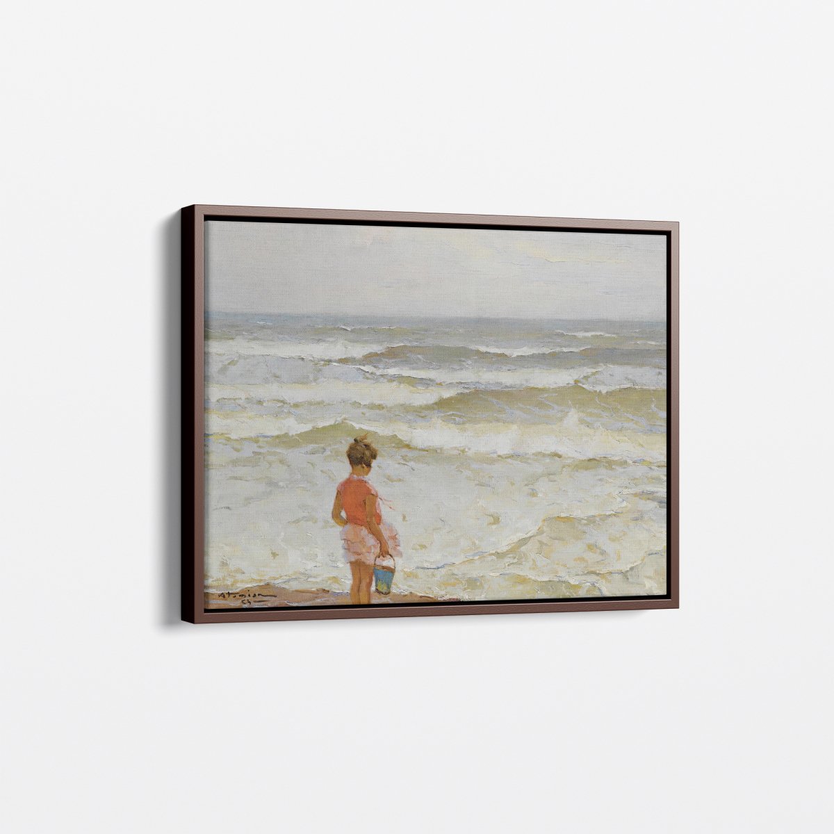 Girl by the Seashore | Charles Atamian | Ave Legato Art Prints