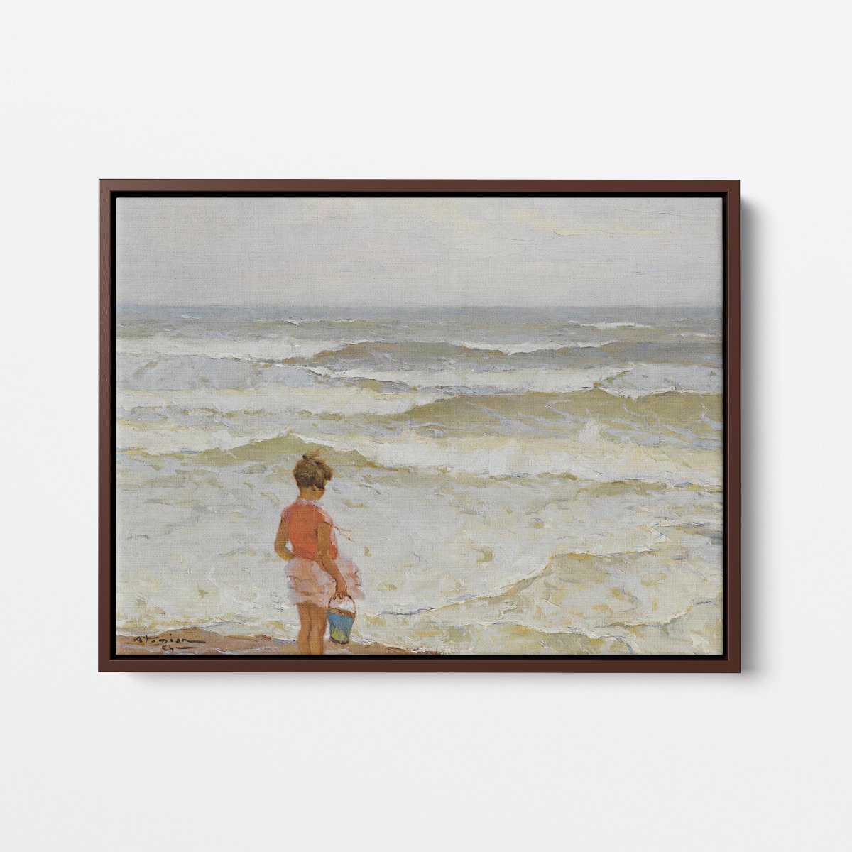 Girl by the Seashore | Charles Atamian | Ave Legato Art Prints