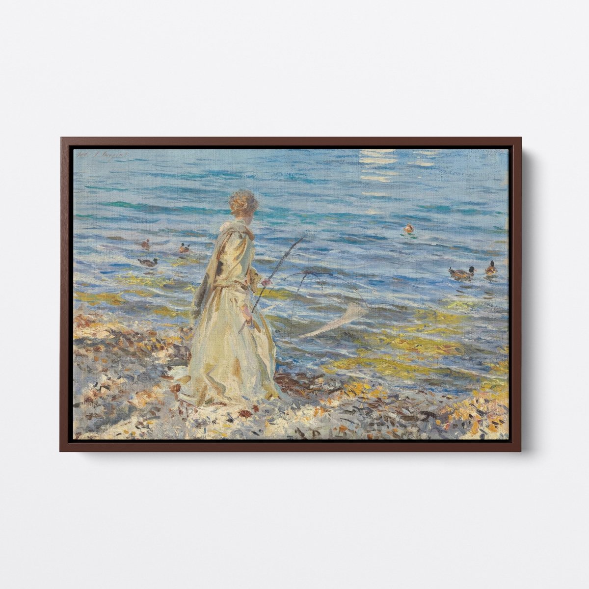 Girl Fishing | John Sargent | Ave Legato Art Prints