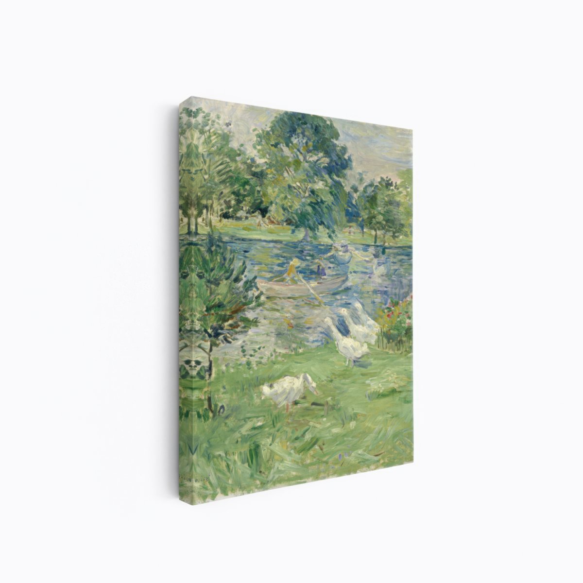 Girl in a Boat with Geese | Berthe Morisot | Ave Legato Art Prints