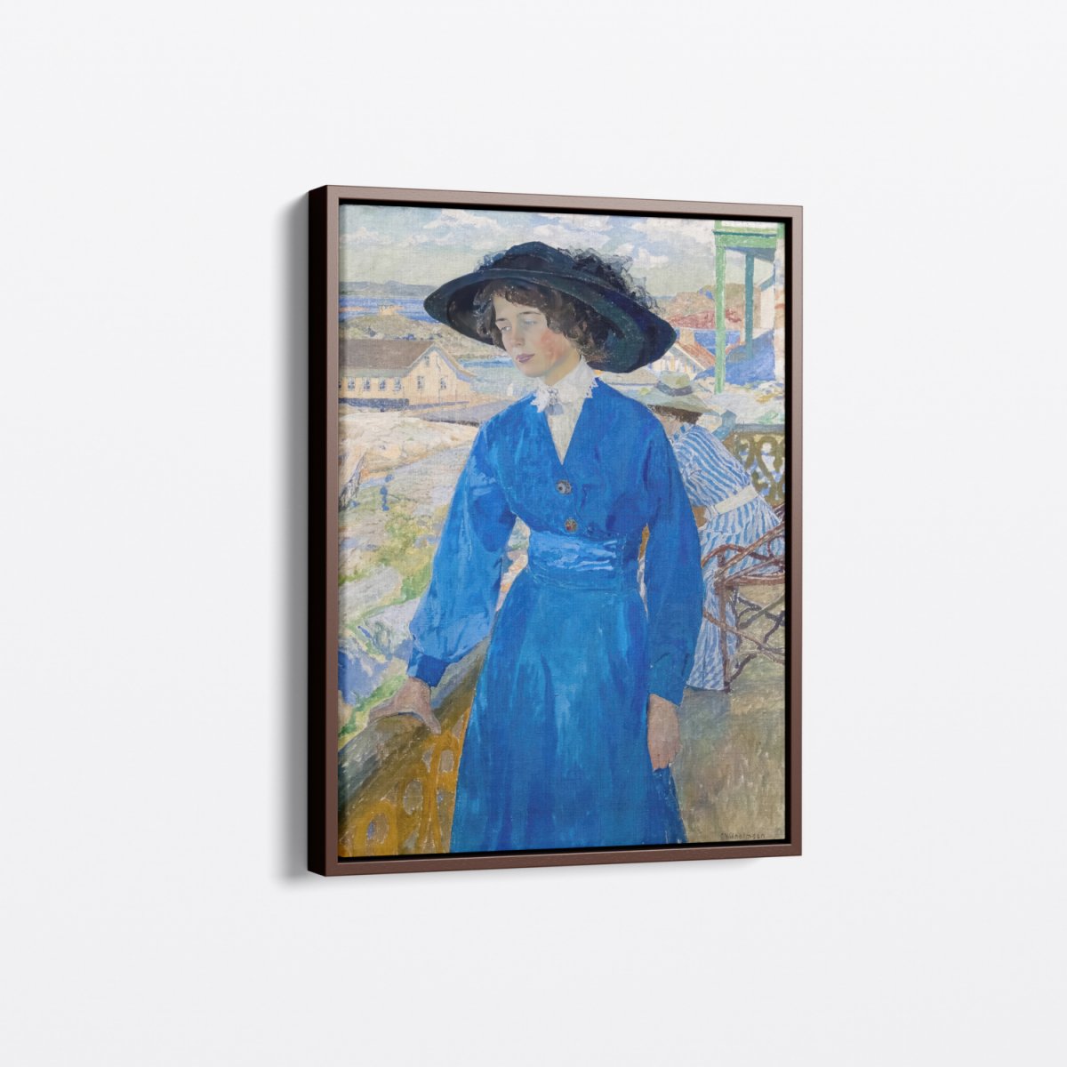 Girl in Blue | Carl Wilhelmson | Ave Legato Art Prints