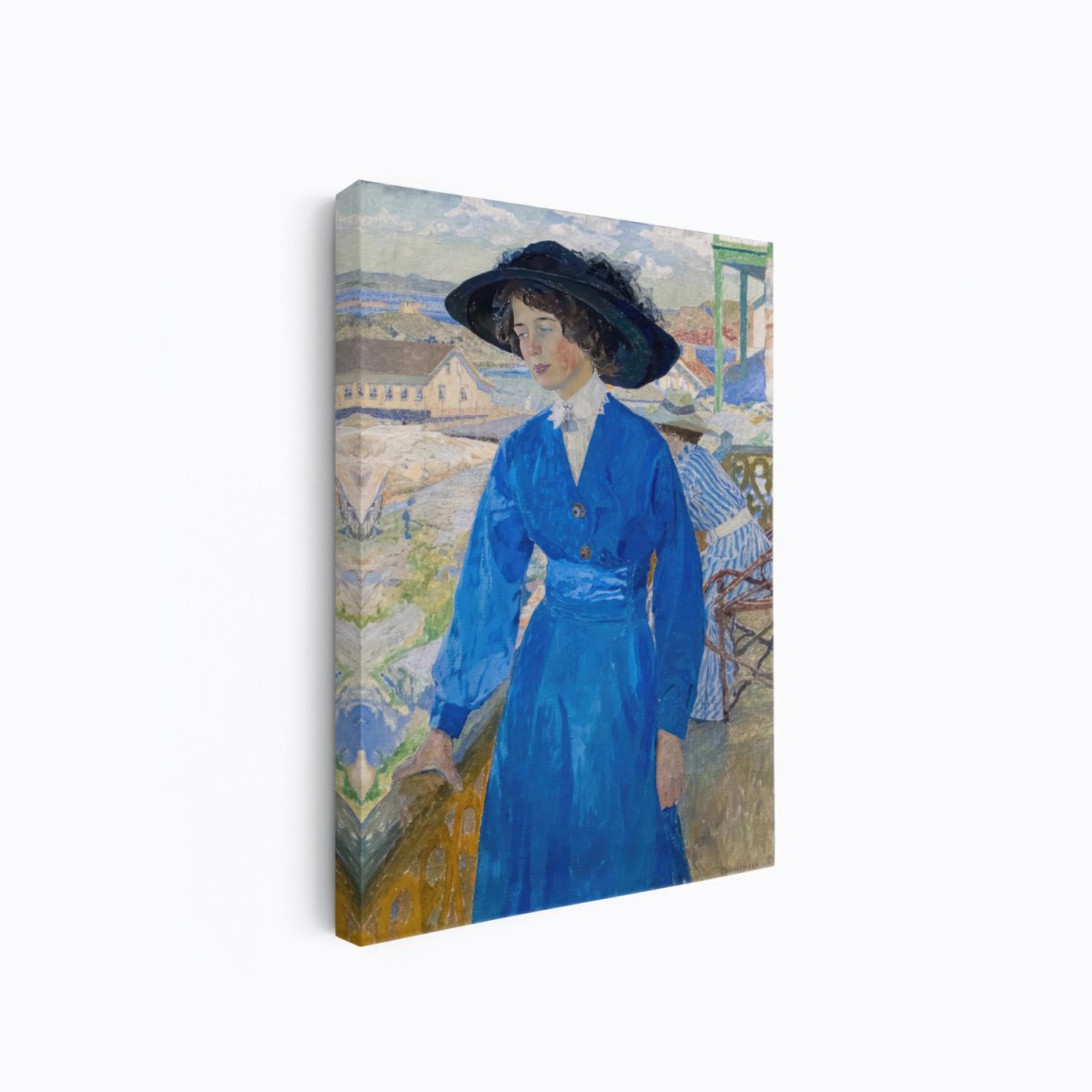 Girl in Blue | Carl Wilhelmson | Ave Legato Art Prints