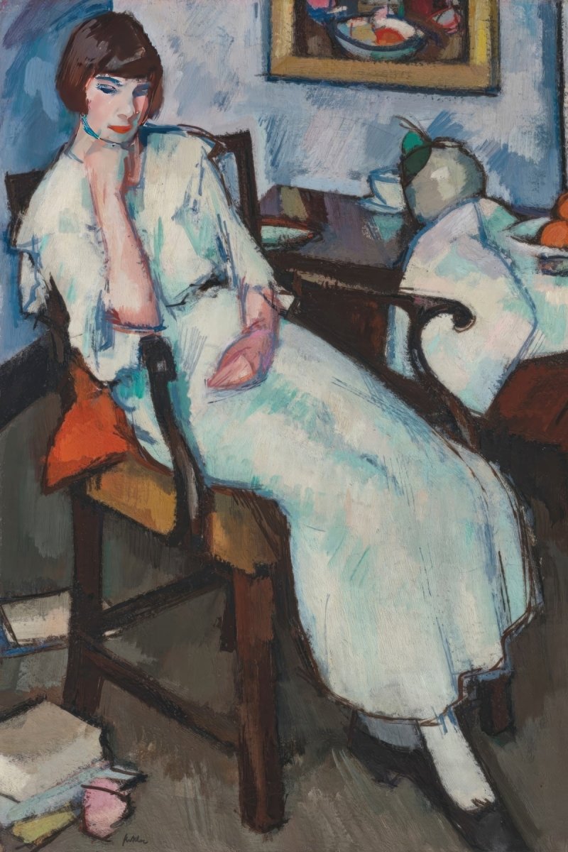 Girl in White | Samuel Peploe | Ave Legato Art Prints