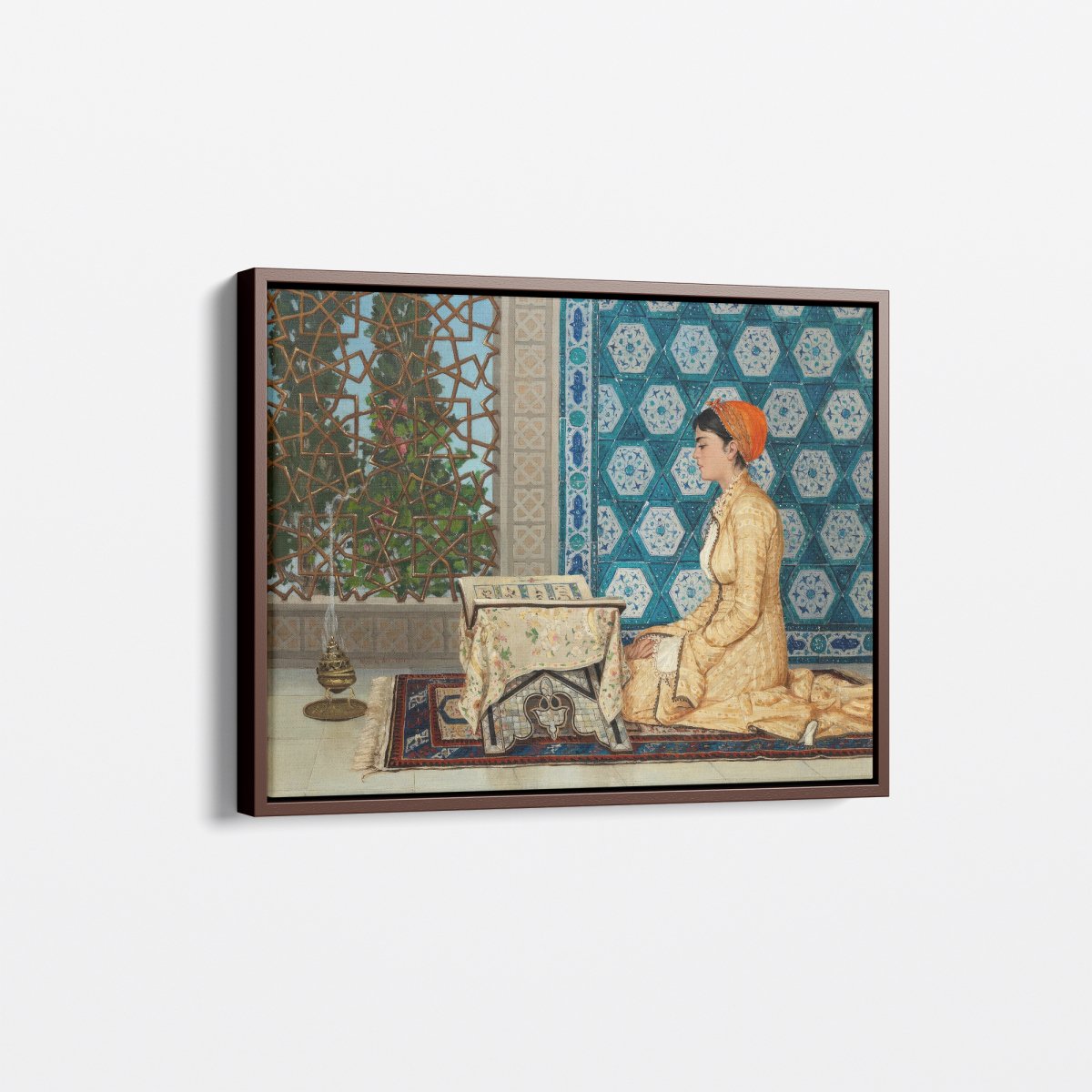 Girl Reciting | Osman Hamdi Bey | Ave Legato Art Prints