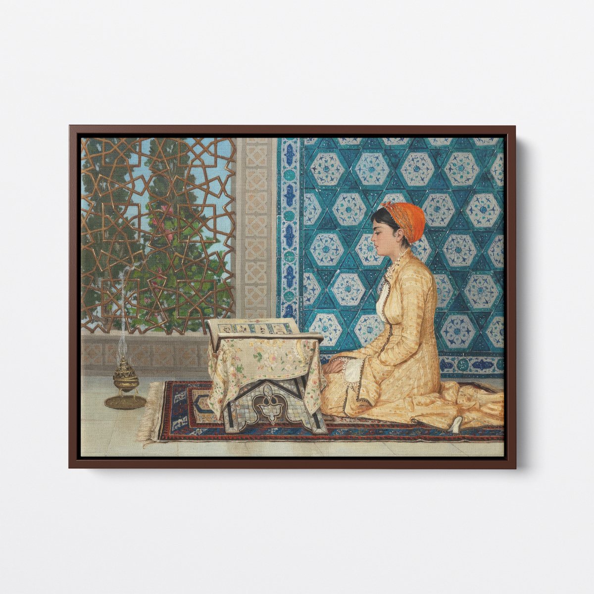 Girl Reciting | Osman Hamdi Bey | Ave Legato Art Prints