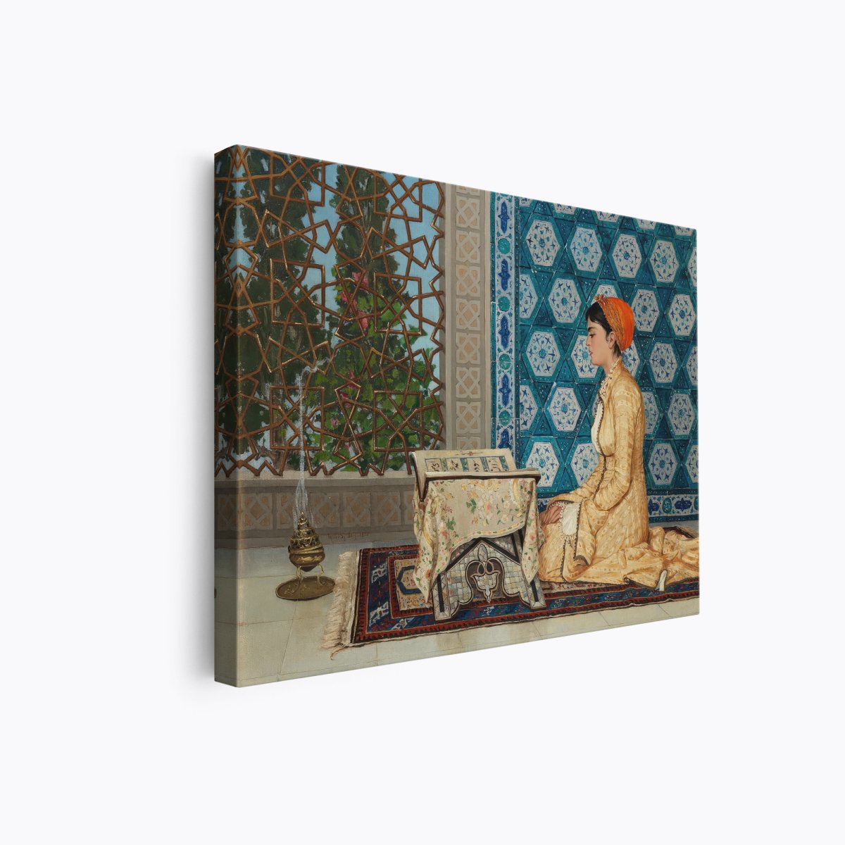 Girl Reciting | Osman Hamdi Bey | Ave Legato Art Prints