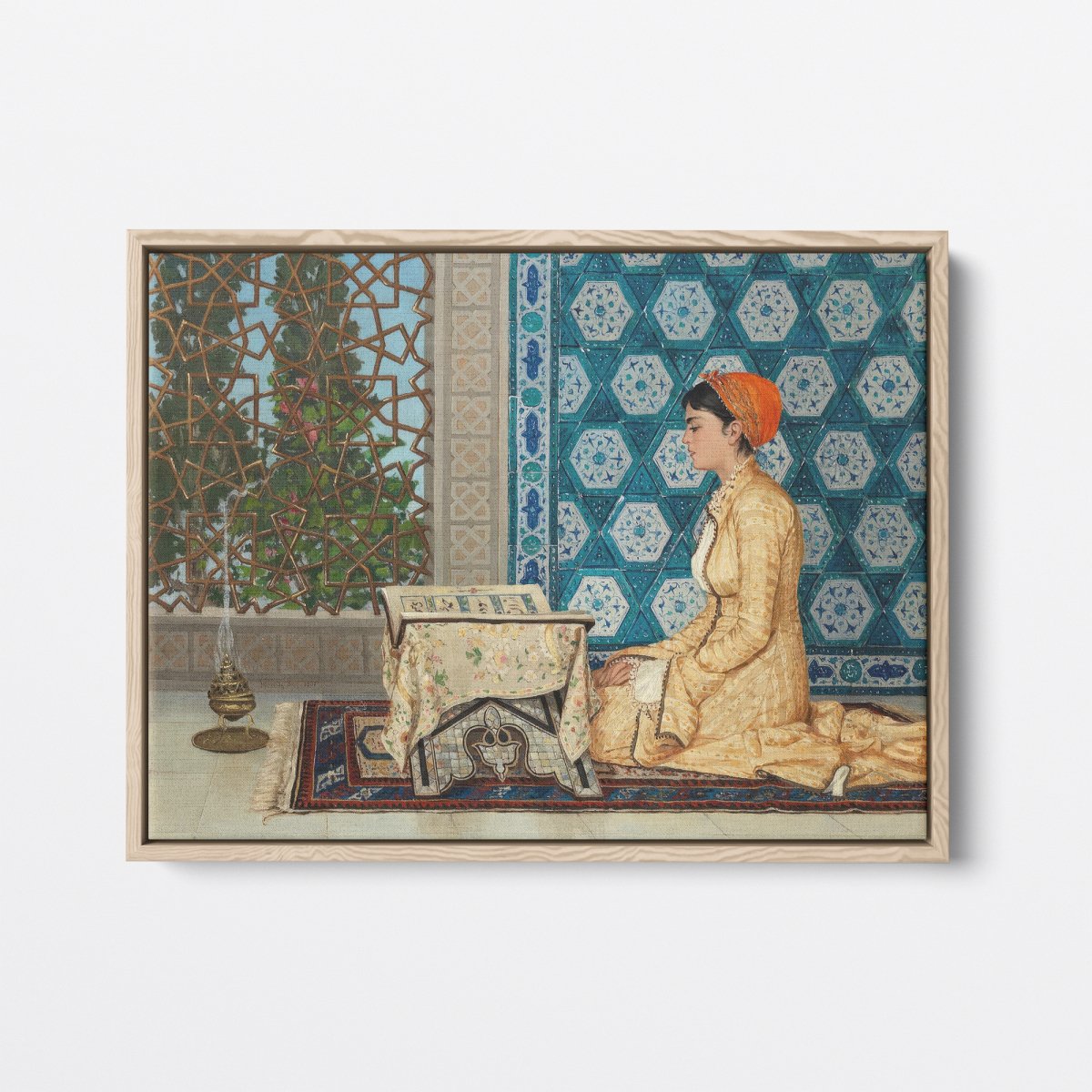 Girl Reciting | Osman Hamdi Bey | Ave Legato Art Prints