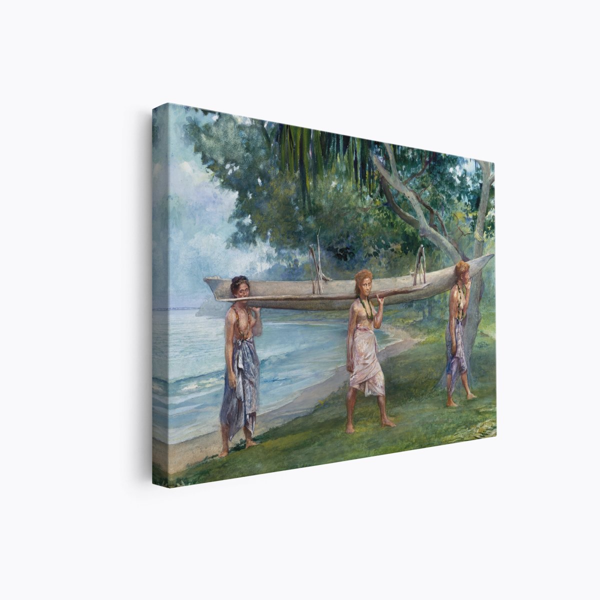 Girls Carrying a Canoe | John LaFarge | Ave Legato Art Prints