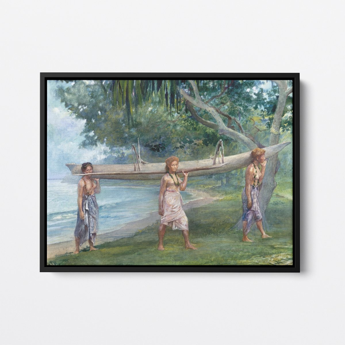 Girls Carrying a Canoe | John LaFarge | Ave Legato Art Prints