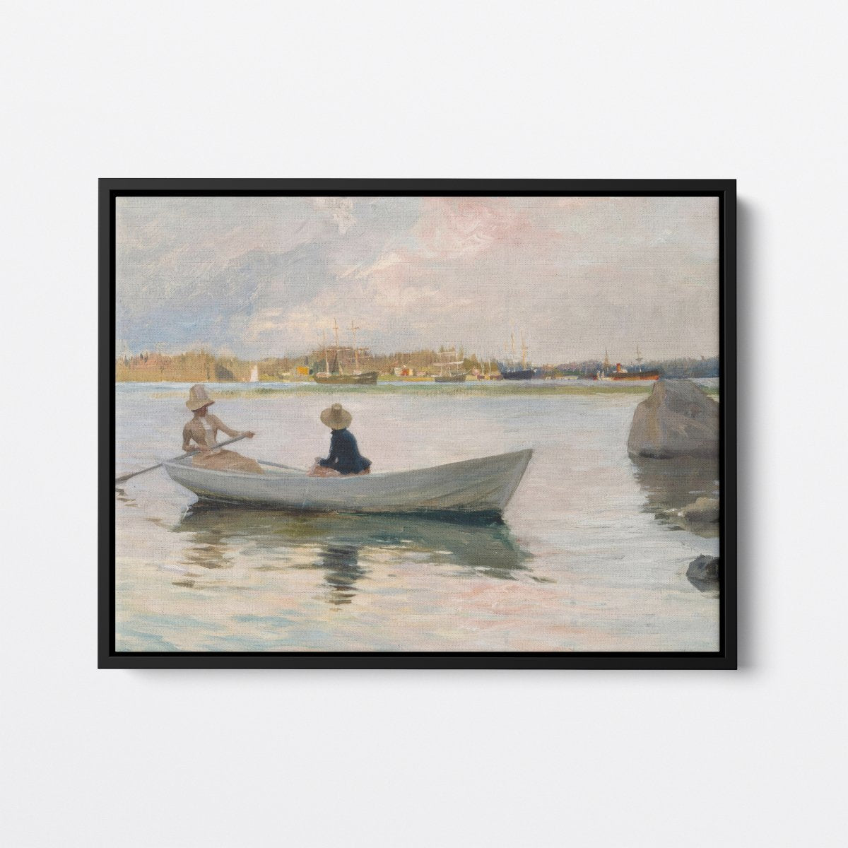 Girls in a Rowing Boat (Summer in the Archipelago) | Albert Edelfelt | Ave Legato Art Prints