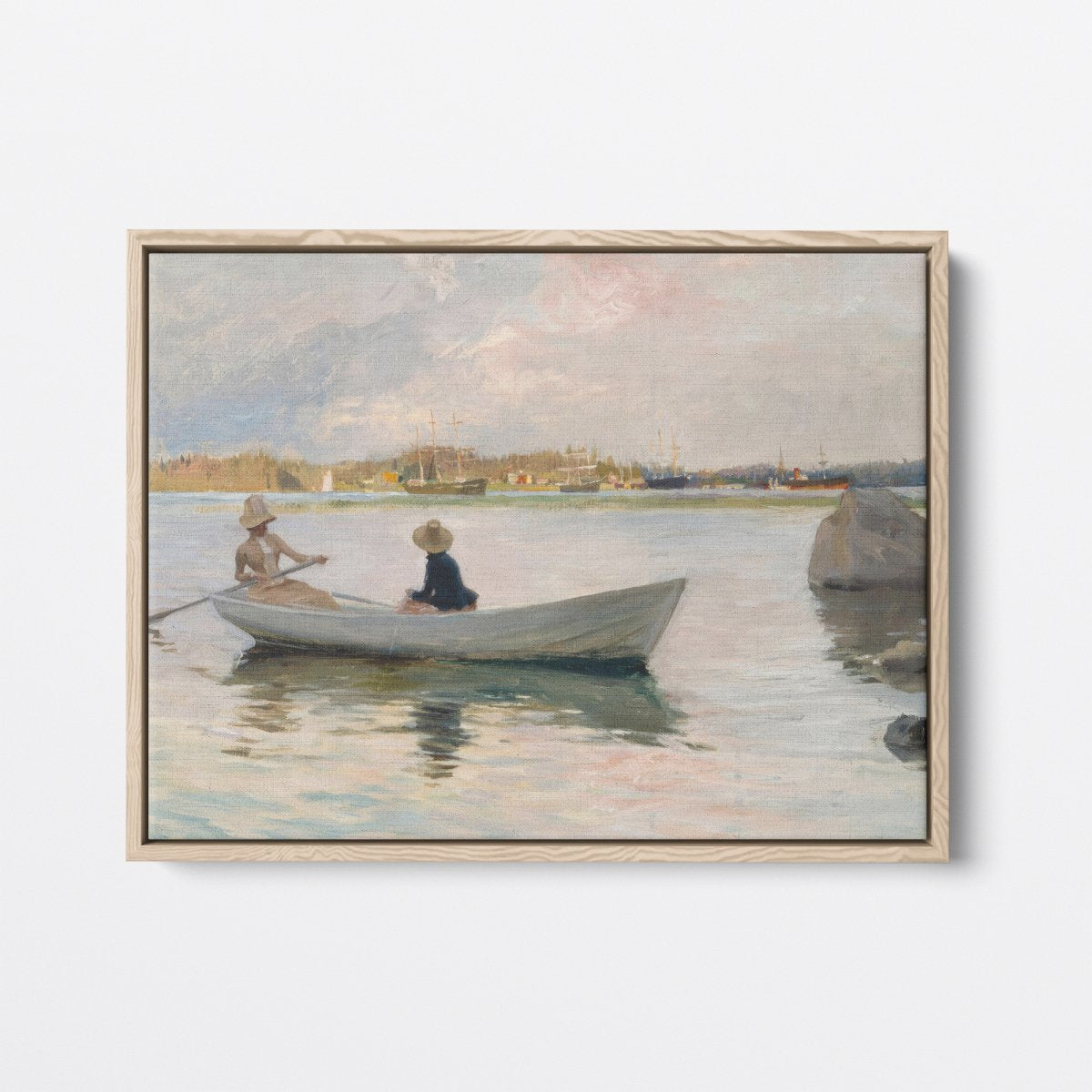 Girls in a Rowing Boat (Summer in the Archipelago) | Albert Edelfelt | Ave Legato Art Prints