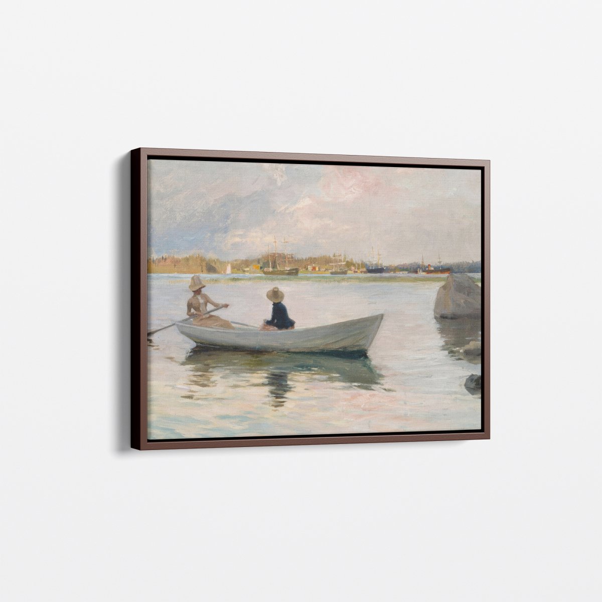 Girls in a Rowing Boat (Summer in the Archipelago) | Albert Edelfelt | Ave Legato Art Prints