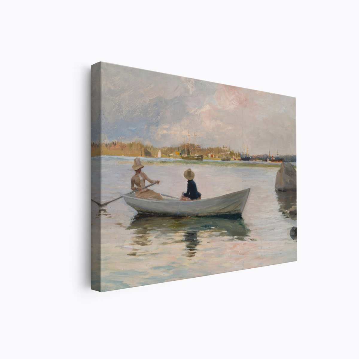 Girls in a Rowing Boat (Summer in the Archipelago) | Albert Edelfelt | Ave Legato Art Prints