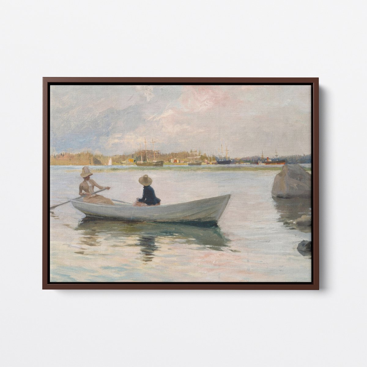 Girls in a Rowing Boat (Summer in the Archipelago) | Albert Edelfelt | Ave Legato Art Prints