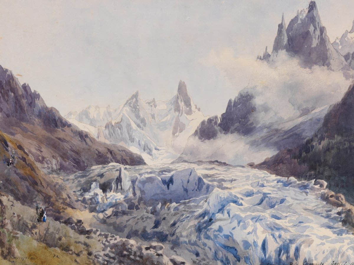 Glacier des Bois, Chamonix | Edward Compton | Ave Legato Art Prints