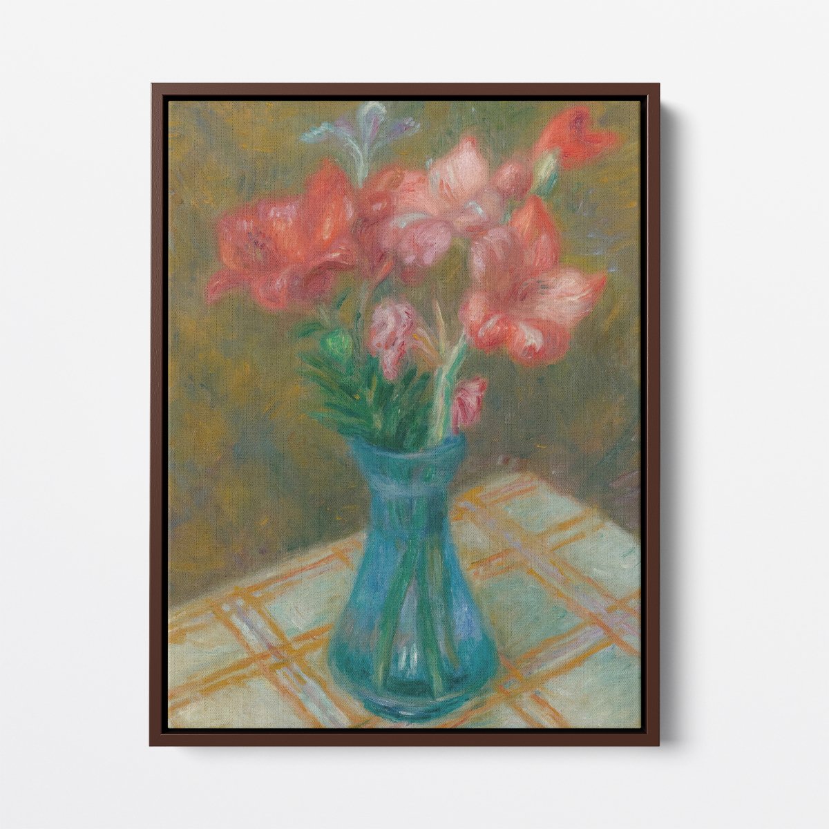 Gladiolas in Green Glass Vase | William Glackens | Ave Legato Art Prints