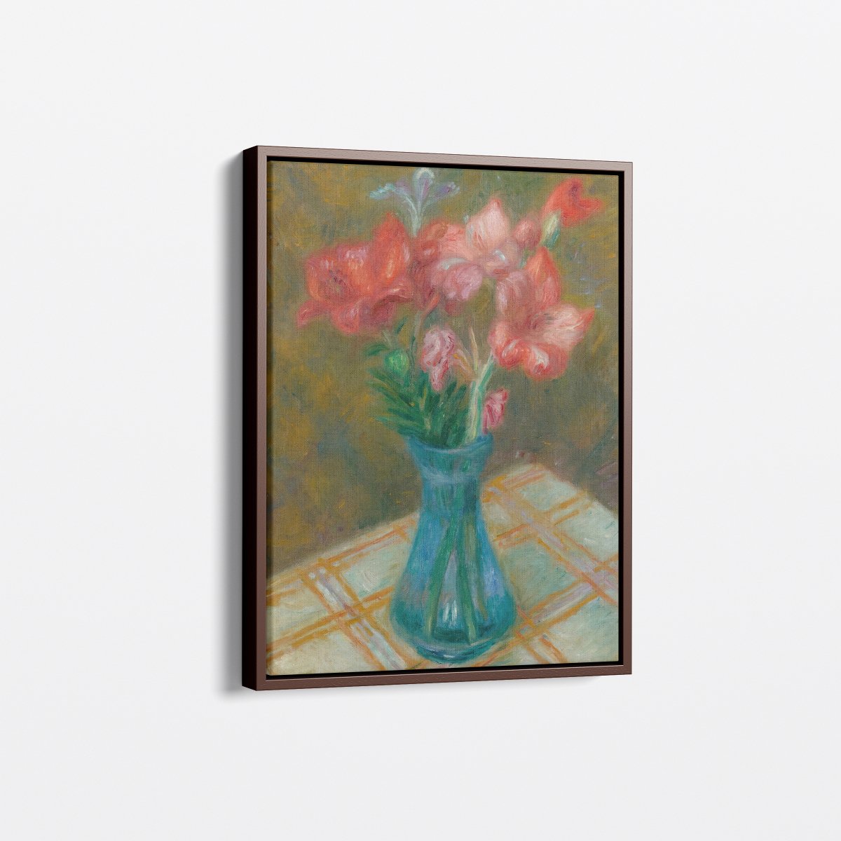 Gladiolas in Green Glass Vase | William Glackens | Ave Legato Art Prints