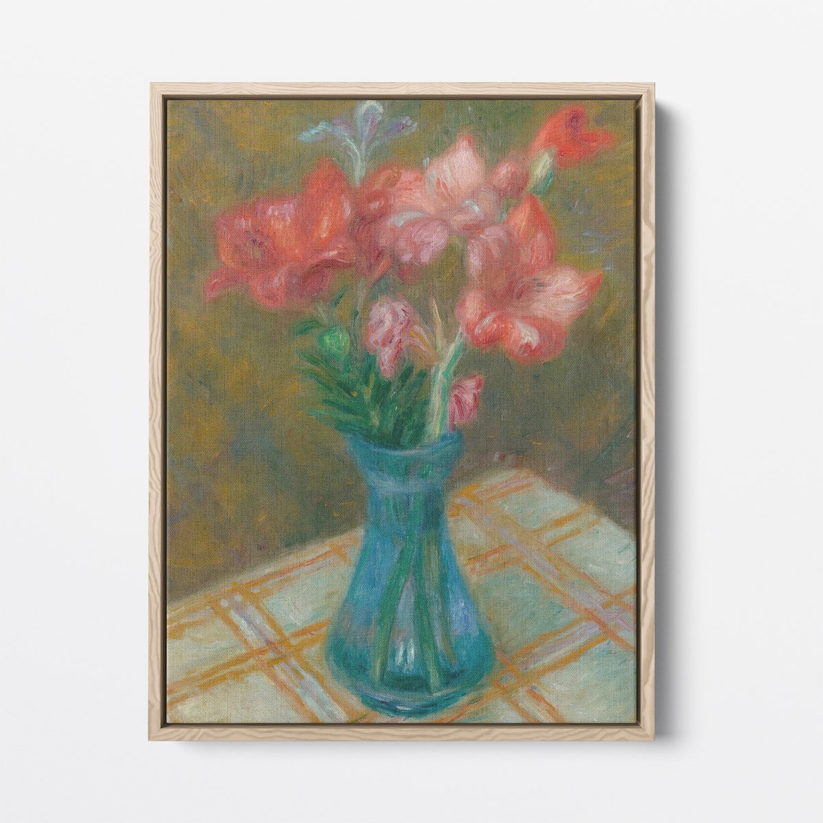 Gladiolas in Green Glass Vase | William Glackens | Ave Legato Art Prints