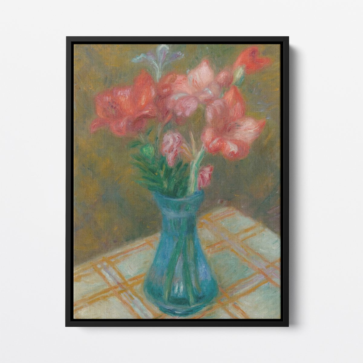 Gladiolas in Green Glass Vase | William Glackens | Ave Legato Art Prints