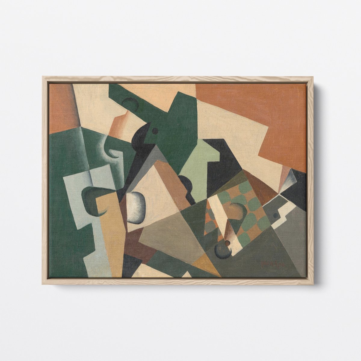 Glass and Checkerboard | Juan Gris | Ave Legato Art Prints