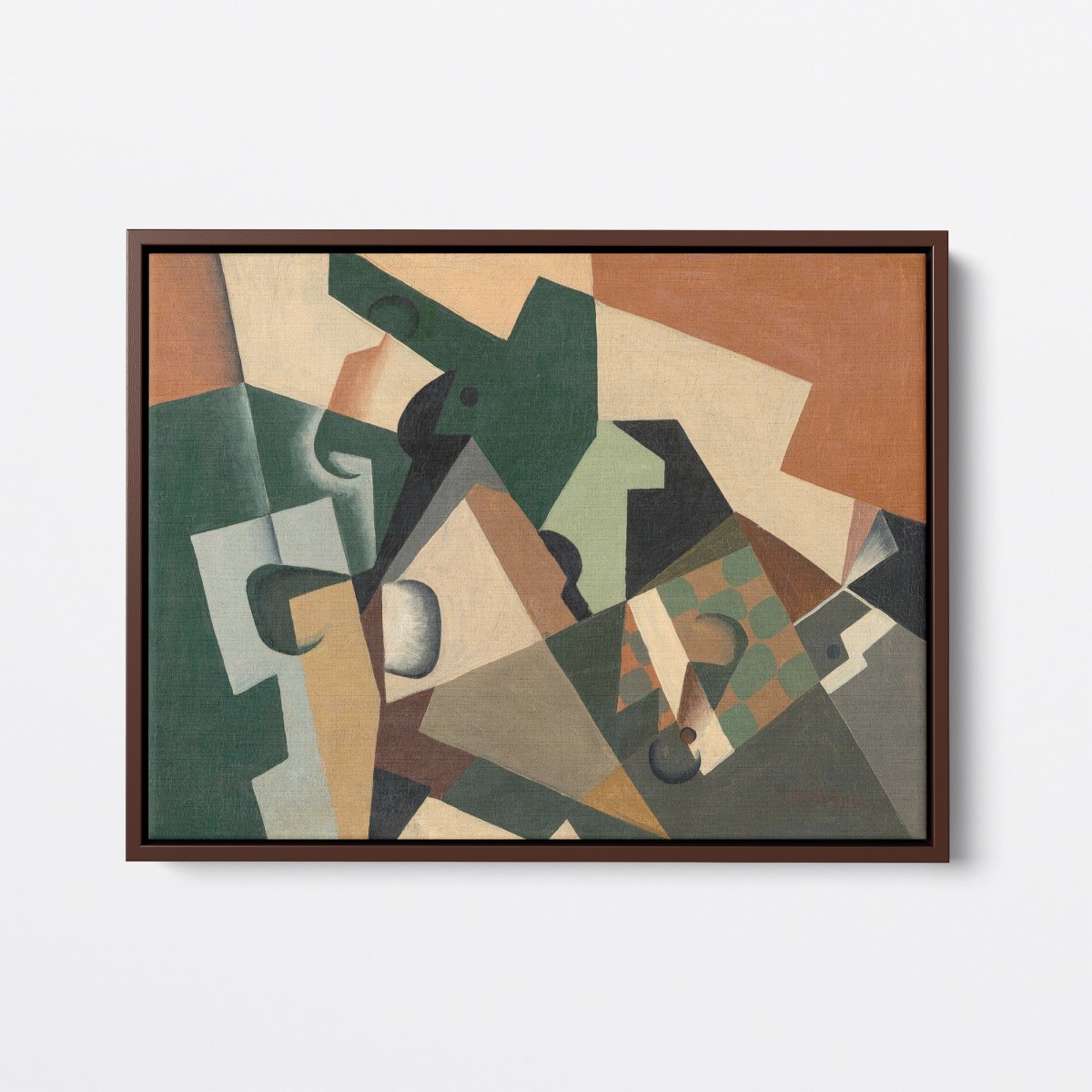 Glass and Checkerboard | Juan Gris | Ave Legato Art Prints