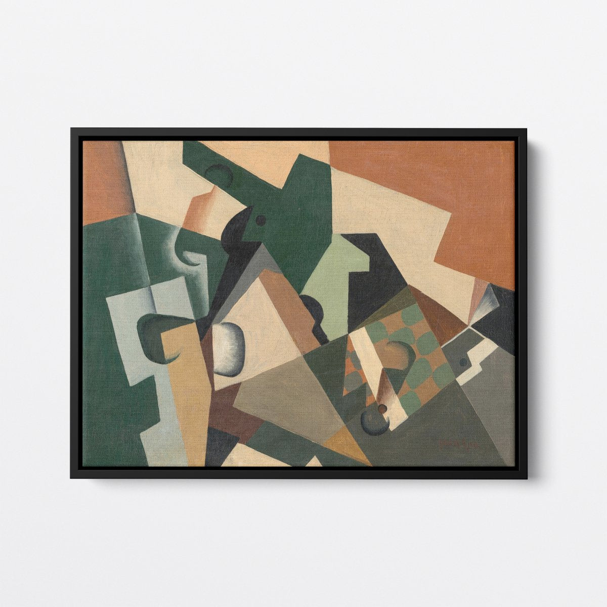 Glass and Checkerboard | Juan Gris | Ave Legato Art Prints