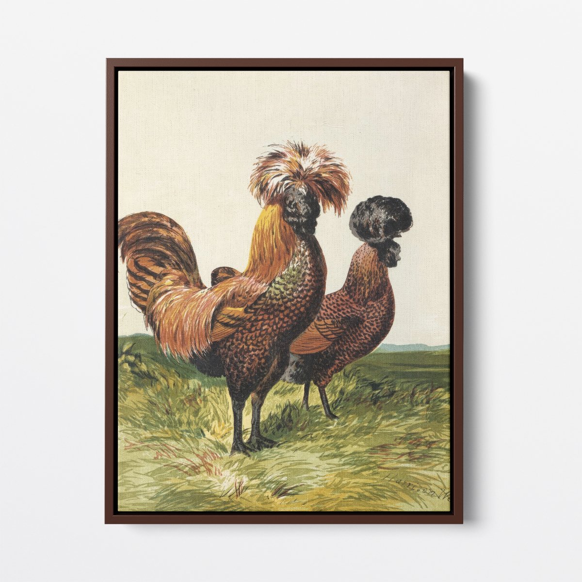 Golden Spangled Polish Chicken | Harrison Weir | Ave Legato Art Prints