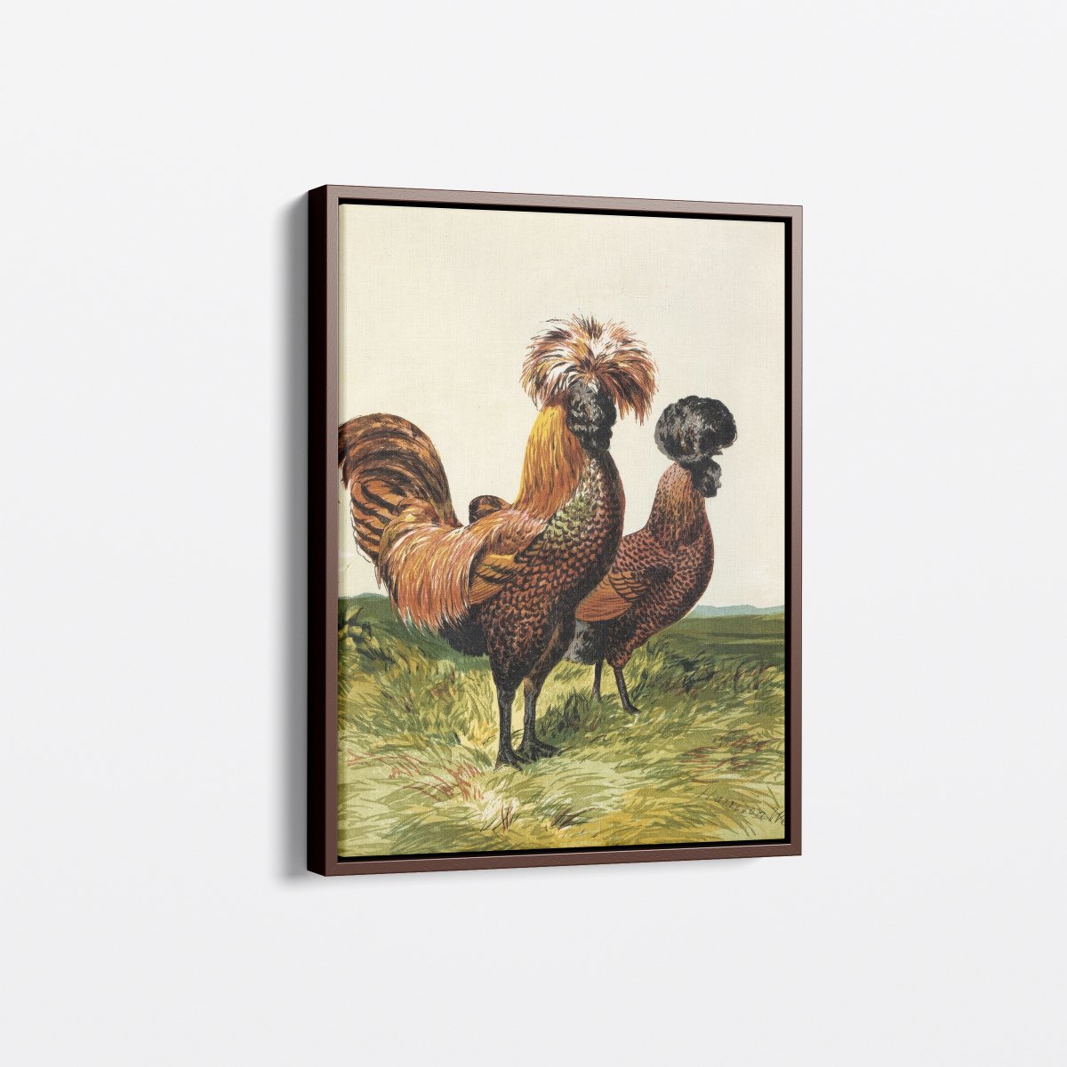 Golden Spangled Polish Chicken | Harrison Weir | Ave Legato Art Prints