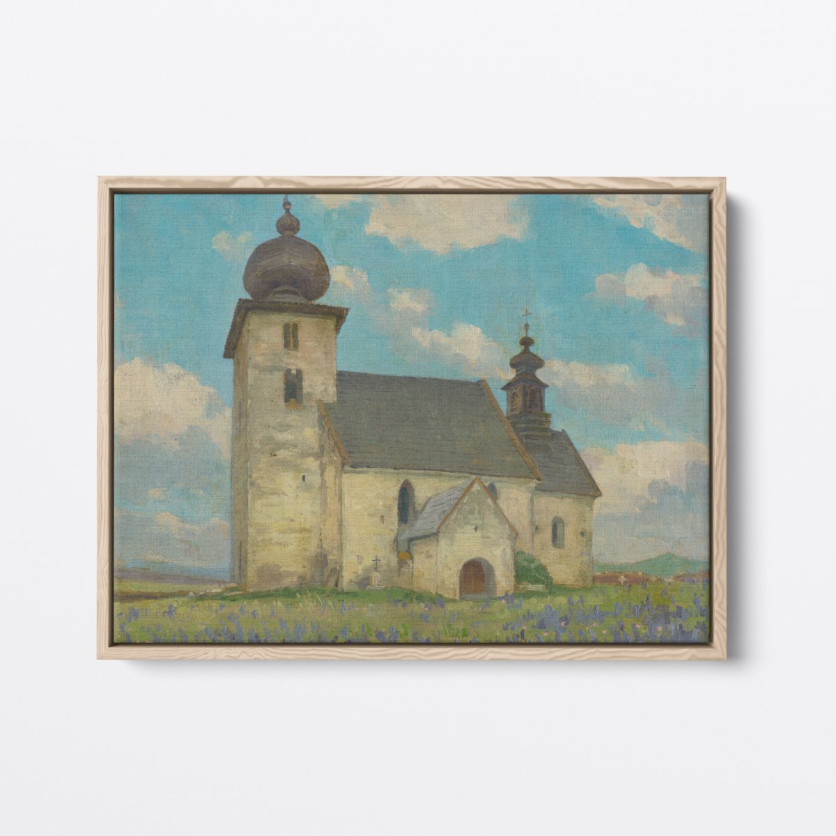 Gothic Church | Ľudovít Čordák | Ave Legato | Canvas Art Prints | Vintage Artwork