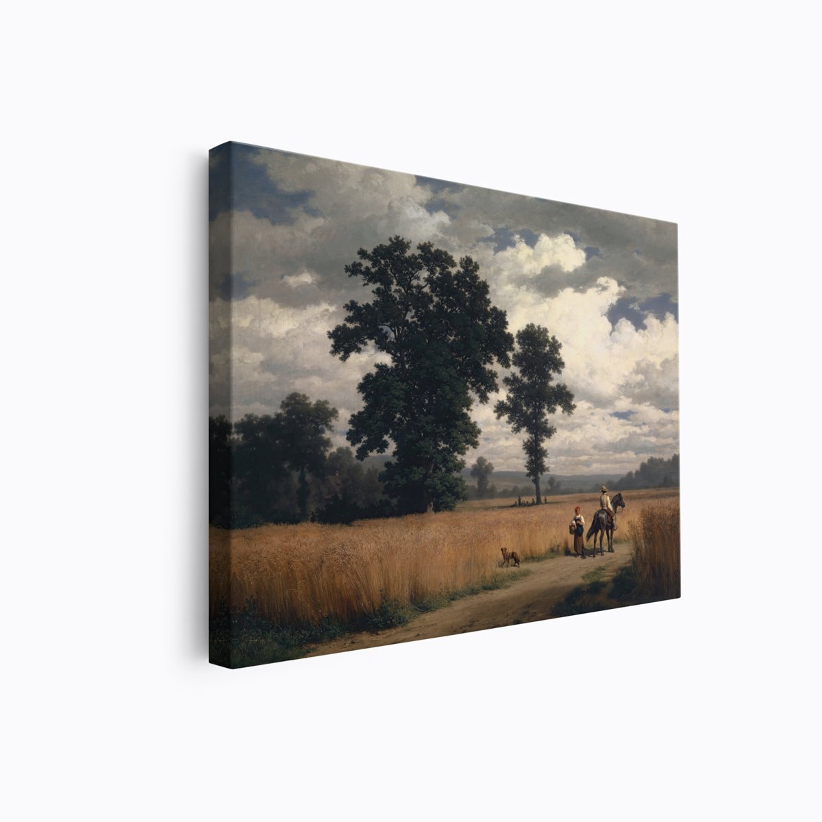 Grain Fields | Robert Zünd | Ave Legato | Canvas Art Prints | Vintage Artwork