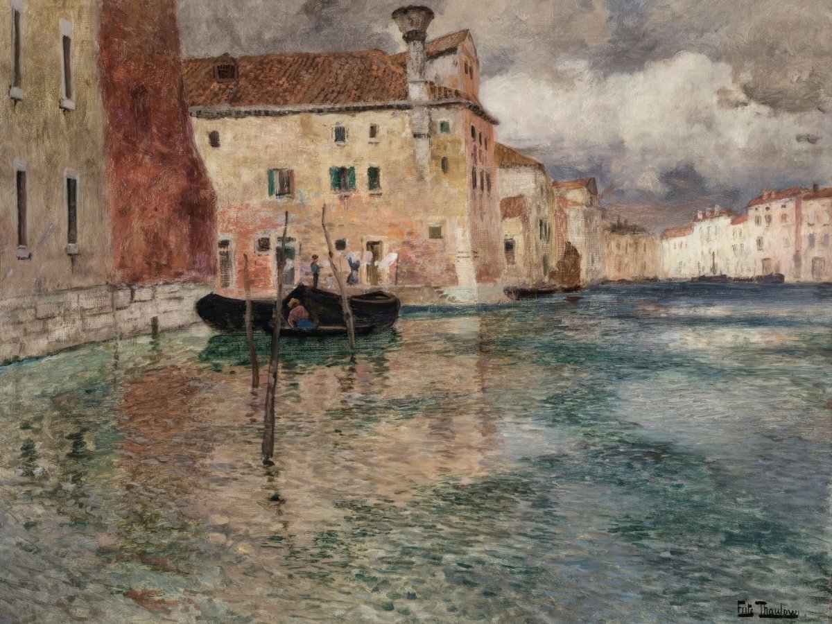 Gray Day in Venice | Frits Thaulow | Ave Legato Art Prints