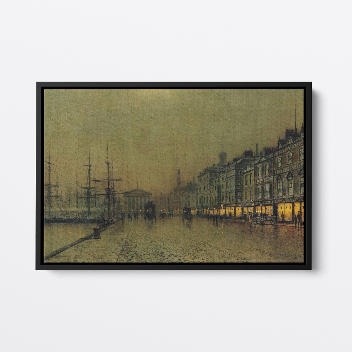 Greenock Dockside by Night | John Grimshaw | Ave Legato Art Prints