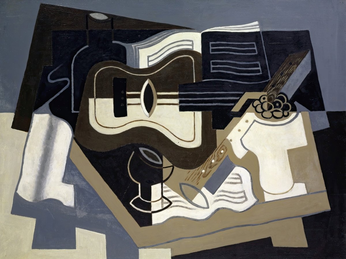 Guitar and Clarinet | Juan Gris | Ave Legato Art Prints