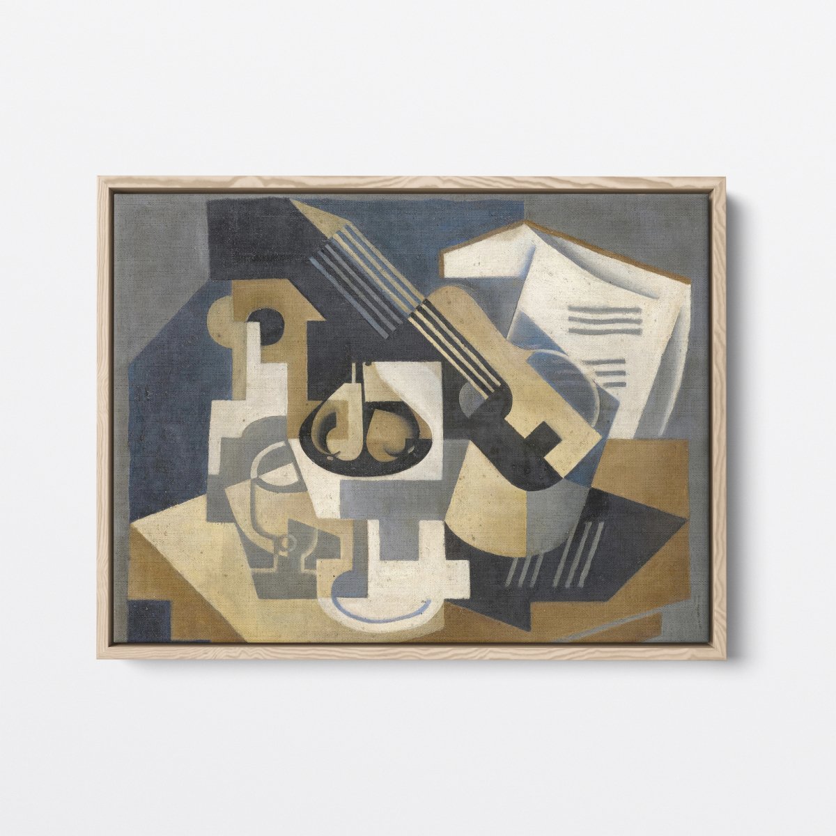 Guitar and Fruit Bowl on a Table | Juan Gris | Ave Legato Art Prints